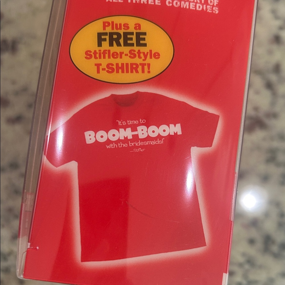 American wedding collectible shirt- new in package